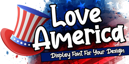 Love America Font Poster 1