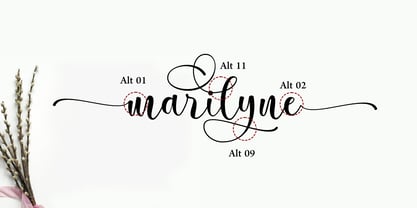 Marilyne Font Poster 6