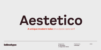 Aestetico Font Poster 1