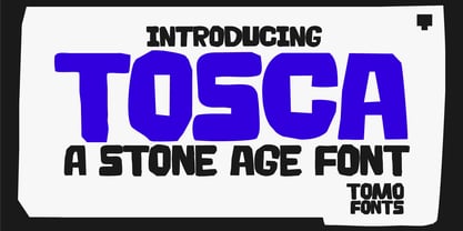 TOMO Tosca Font Poster 1