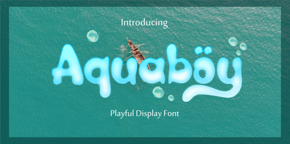 Aquaboy Font Poster 1