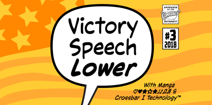 Victory Speech Lower Font Poster 1