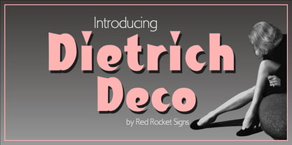 Dietrich Deco Font Poster 1