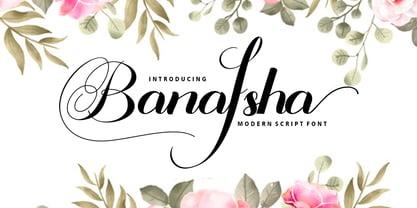 Banafsha Script Font Poster 1