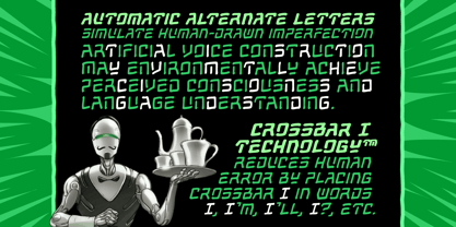 Cybervox Font Poster 3