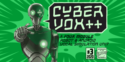 Cybervox Font Poster 1