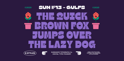 Gulfs Display Font Poster 3