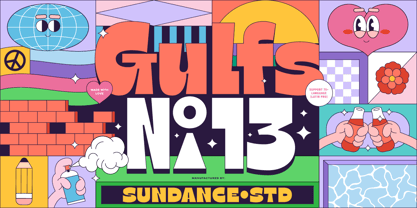 Gulfs Display Font Poster 1