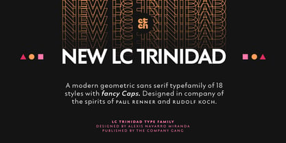 LC Trinidad Font Poster 13