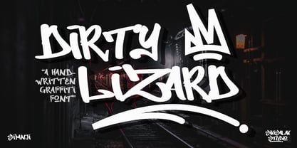 Dirty Lizard Font Poster 1