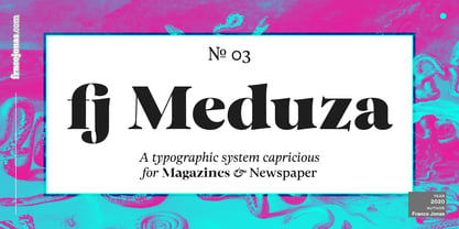 Meduza Collection FJ Font Poster 1