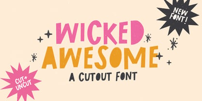 Wicked Awesome Font Poster 1