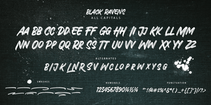Black Ravens Fuente Póster 6