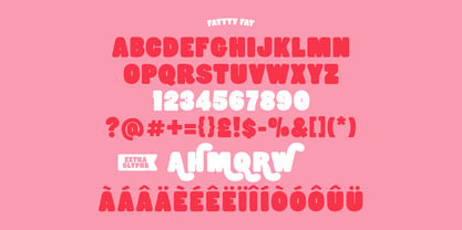 Fattty Font Poster 4