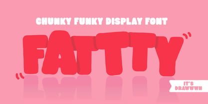 Fattty Font Poster 1