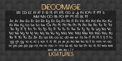 HS Decomage Font Poster 14