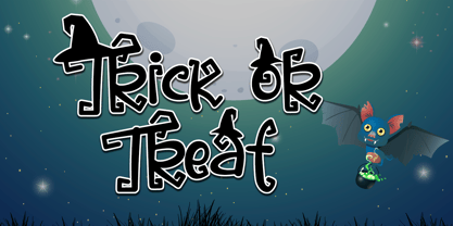 Creepy Witch Font Poster 3