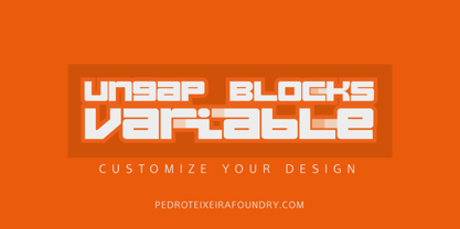 Ungap Blocks Variable Font Poster 1