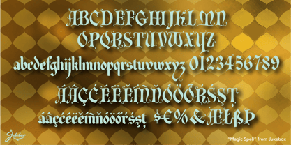 Magic Spell JF Font Poster 2