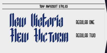 New Victoria Font Poster 7