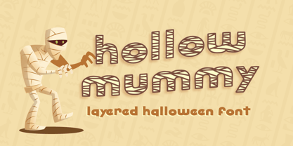 Hollow Mummy Font Poster 1