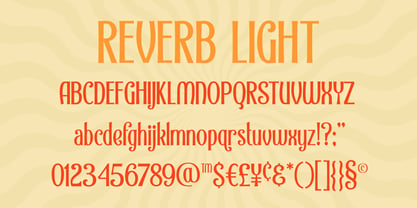Reverb Font Poster 5