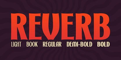 Reverb Font Poster 1