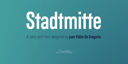 Stadtmitte Fuente Póster 1