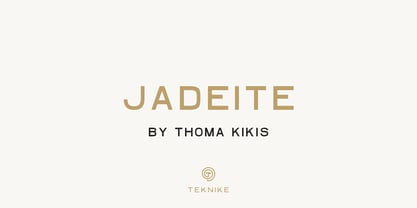 Jadeite Font Poster 1