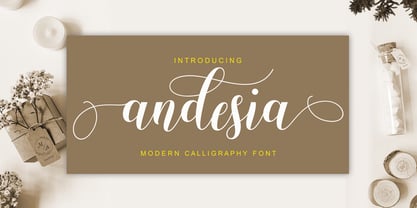 Andesia Font Poster 1