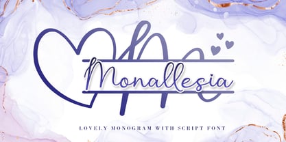 Monallesia Font Poster 1