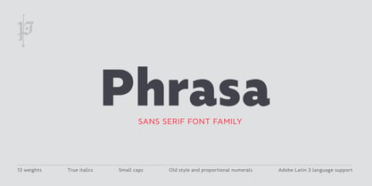 Phrasa Font Poster 1