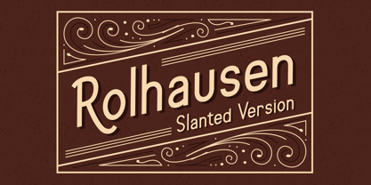 Rolhausen Font Poster 3