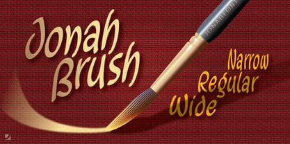 Jonah Brush Font Poster 1