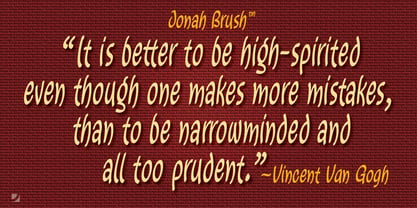 Jonah Brush Fuente Póster 3
