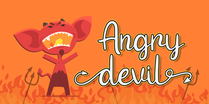 Devil Tail Font Poster 7