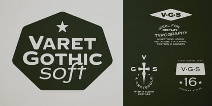 Varet Gothic Soft Font Poster 1