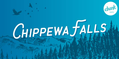 Chippewa Falls Font Poster 1