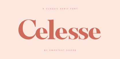 Celesse Font Poster 1