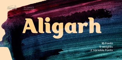 Aligarh Font Poster 1
