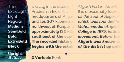 Aligarh Font Poster 2