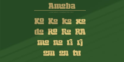 Amoba Font Poster 5