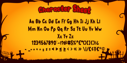 Smelly Blood Font Poster 6