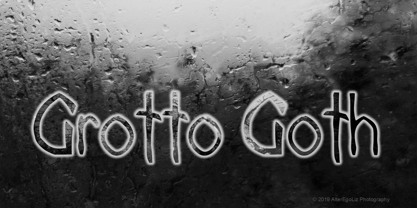 GrottoGoth Font Poster 1