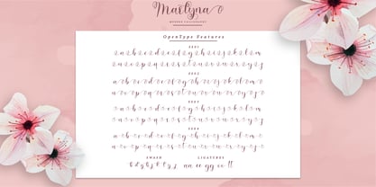 Marlyna Font Poster 9