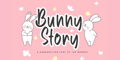 Bunny Story Font Poster 1