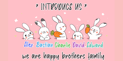 Bunny Story Font Poster 5