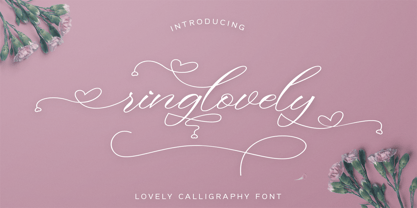Ringlovely Font Poster 1