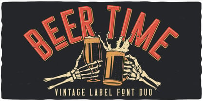 Beer Time Font Poster 1