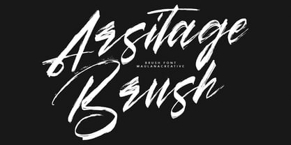 Arsitage Font Poster 1